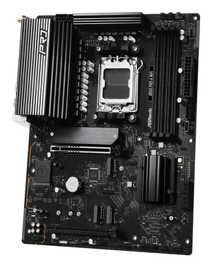 Mainboard|ASROCK|AMD B850|SAM5|ATX|Memory DDR5|Memory slots 4|1xPCI-Express 4.0 16x|1xPCI-Express 5.0 16x|1xM.2|1xHDMI|1xAudio-In|1xAudio-Out|1xMicrophone|6xUSB 2.0|4xUSB 3.2|1xUSB-C|1xRJ45|B850PRO-AWIFI