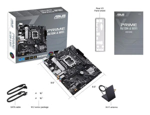 Mainboard|ASUS|Intel H610|LGA 1700|micro ATX|RAM DDR5-SDRAM|2xSlots|Wi-Fi Yes|Bluetooth Yes|2xNumber of M.2 (M) slots|PRIMEH610M-AWIFI