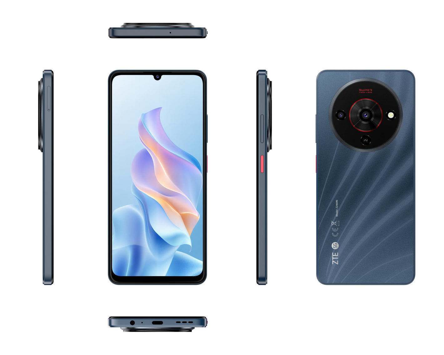 MOBILE PHONE BLADE A76 5G/4/128GB BLACK ZTE