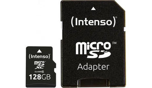 MEMORY MICRO SDXC 128GB C10/W/ADAPTER 3413491 INTENSO
