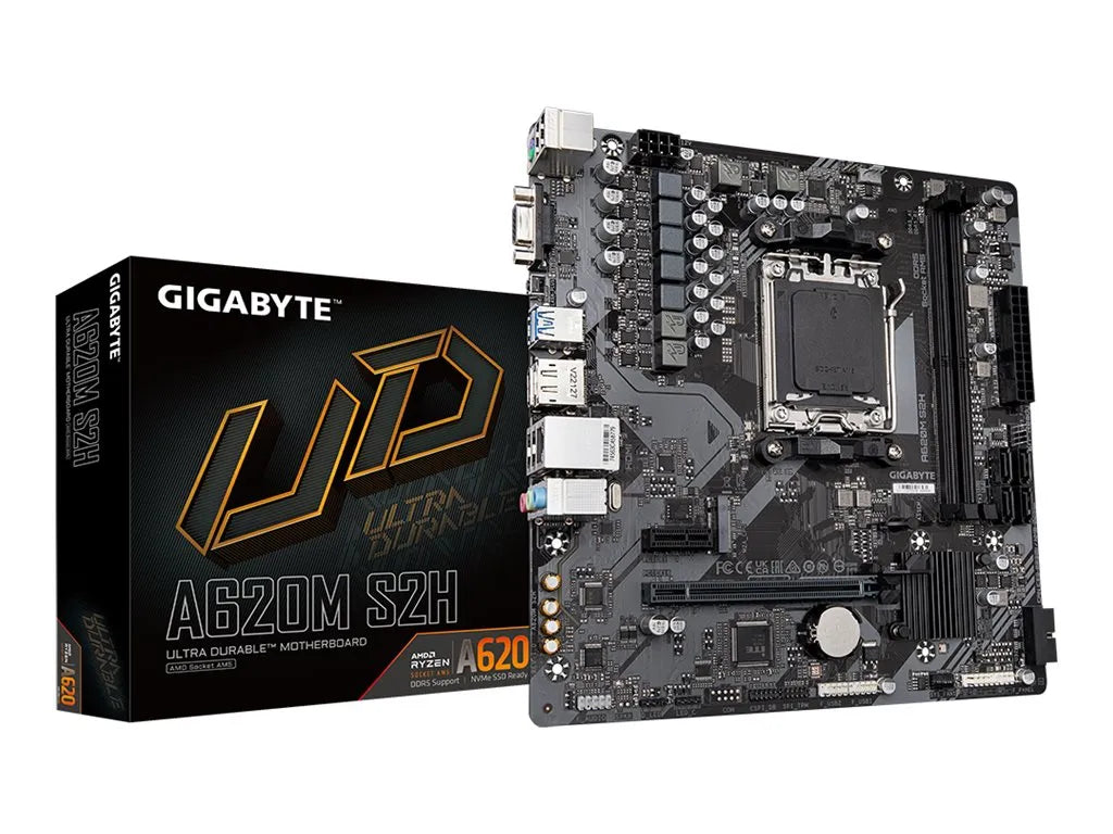 GIGABYTE A620M S2H AM5 DDR5 mATX MB