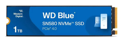 SSD|WESTERN DIGITAL|600xTBW rating|Read speed 4150 MB/s|Write speed 4150 MB/s|NVMe Yes|PCI Express 4.0|M.2|1000 GB|Blue SN580|WDS100T3B1E-00CHF0