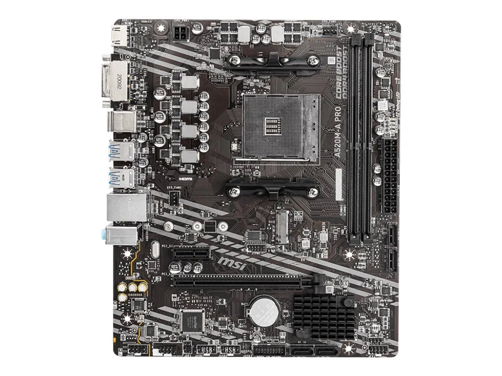 MSI A520M-A PRO AM4 DDR4 mATX MB