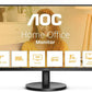 LCD Monitor|AOC|27"|Panel VA|1920x1080|16:9|100 Hz|Matte|1 ms|Speakers|Tilt|Colour Black|27B3HMA2