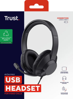HEADSET AYDA MAX USB/25461 TRUST