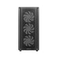 Deepcool Case | CC550 4F | Mid Tower | ATX PS2 (maximum length: 180 mm) | Black