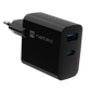 Natec Ribera USB Charger, 1x USB-A, 1x USB-C, 45 W | NUC-2143