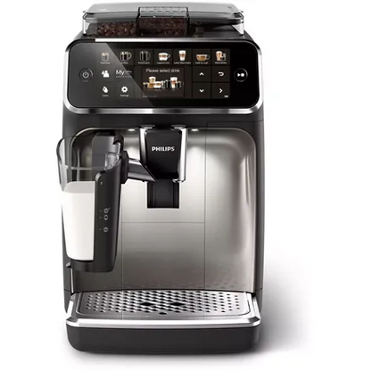 Philips | Series 5400 Coffee Maker | EP5447/90 | Pump pressure 15 bar | Built-in milk frother | Fully Automatic | 1500 W | Black