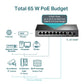 Switch|TP-LINK|Desktop/pedestal|9x10Base-T / 100Base-TX|PoE+ ports 8|TL-SF1009P