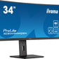 LCD Monitor|IIYAMA|XCB3494WQSN-B5|34"|Curved/21 : 9|Panel VA|3440x1440|21:9|Matte|0.4 ms|Speakers|Swivel|Height adjustable|Tilt|Colour Black|XCB3494WQSN-B5