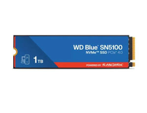 SSD|SANDISK|600xTBW rating|MTBF 1750000 h|Read speed 7100 MB/s|Write speed 6700 MB/s|NVMe Yes|PCI Express 4.0|M.2|1000 GB|POWERED BY SANDISK|Blue SN5100|WDS100T5B0E-00CPE0