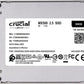 SSD|CRUCIAL|MX500|500GB|SATA 3.0|TLC|Write speed 510 MBytes/sec|Read speed 560 MBytes/sec|2,5"|MTBF 1800000 hours|CT500MX500SSD1