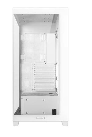 Case|DEEPCOOL|CG580 WH|MidiTower|Case product features Rackmountable/Accessory/Transparent panel|Not included|MicroATX|MiniITX|Colour White|CG580WH