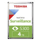 TOSHIBA S300 Surveillance HDD 4TB 3.5i