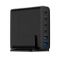 CHARGER USB UNIVERSAL 6P 75W/TA-UC-2A4C-PD75-01-BK GEMBIRD