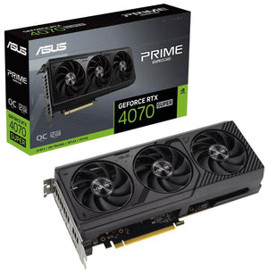 Graphics Card|ASUS|NVIDIA GeForce RTX 4070 SUPER|12 GB|GDDR6X|192 bit|Triple slot Fansink|1xHDMI|3xDisplayPort|PRIME-RTX4070S-O12G