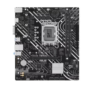 Mainboard|ASUS|Intel H610|LGA1700|Micro-ATX|Memory DDR5|Memory slots 2|1xPCI-Express 3.0 1x|1xPCI-Express 4.0 16x|1xM.2|1x15pin D-sub|1xHDMI|4xUSB 2.0|2xUSB 3.2|1xPS/2|1xRJ45|3xAudio port|PRIMEH610M-K