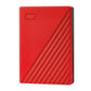 External HDD|WESTERN DIGITAL|My Passport|6TB|USB 2.0|USB 3.2|Colour Red|WDBR9S0060BRD-WESN
