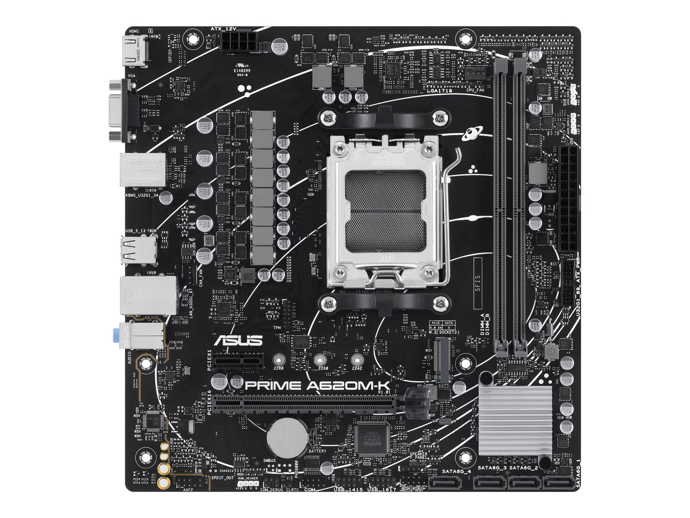 ASUS PRIME A620M-K AM5 DDR5 mATX MB