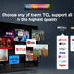 TV Set|TCL|50 "|4K Ultra HD|3840 x 2160 pixels|Flat|16:9|DLED|50V6C