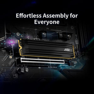 SSD|AGI|750xTBW rating|MTBF 2000000 h|Read speed 7400 MB/s|Write speed 5200 MB/s|NVMe Yes|PCI Express 4.0|M.2|1000 GB|AGI1T0G44AI828-CB