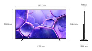TV Set|SAMSUNG|75 "|4K Ultra HD|3840 x 2160 pixels|Flat|16:9|LED|UE85U8072FUXXH