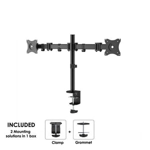 MONITOR ACC DESK MOUNT/10-27" NM-D135DBLACK NEOMOUNTS