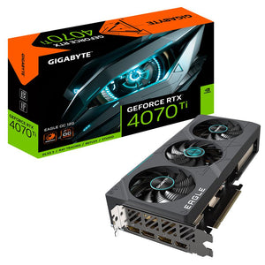 Graphics Card|GIGABYTE|NVIDIA GeForce RTX 4070 Ti|12 GB|GDDR6X|192 bit|PCIE 4.0 16x|GPU 2625 MHz|Dual Slot Fansink|1xHDMI|3xDisplayPort|GV-N407TEAGLEOC-12GD2.0