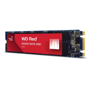 SSD|WESTERN DIGITAL|Red SA500|1TB|M.2|SATA 3.0|Write speed 530 MBytes/sec|Read speed 560 MBytes/sec|2.38mm|TBW 600 TB|MTBF 2000000 hours|WDS100T1R0B