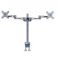 NEWSTAR FLAT SCREEN DESK MOUNT (CLAMP)  10-27" SILVER