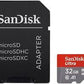 MEMORY MICRO SDHC 32GB UHS-I/SDSQUA4-032G-GN6IA SANDISK