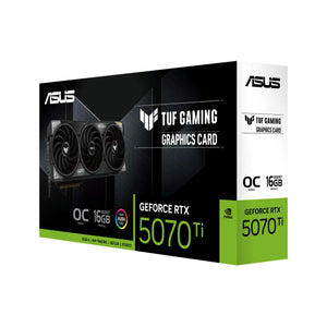 Graphics Card|ASUS|NVIDIA GeForce RTX 5070 Ti|16 GB|GDDR7|256 bit|PCIE 5.0 16x|Triple slot Fansink|2xHDMI|2xDisplayPort|TUF-RTX5070TI-O16G-GAMING