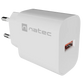 Natec Ribera USB Charger 1X USB-A 18W, White