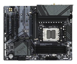 Mainboard|GIGABYTE|AMD B650|Socket AM5|ATX|RAM DDR5-SDRAM|4xSlots|Wi-Fi Yes|Bluetooth Yes|3xNumber of M.2 (M) slots|B650EAGLEAX1.2