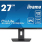 LCD Monitor|IIYAMA|27"|Business|Panel IPS|2560x1440|16:9|100Hz|Matte|1 ms|Speakers|Swivel|Pivot|Height adjustable|Tilt|Colour Black|XUB2793QSU-B6