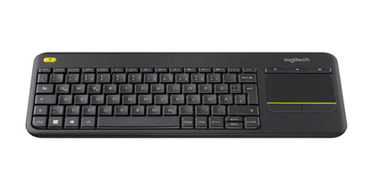 LOGITECH Wireless Touch Keyboard k400 plus black DE Layout