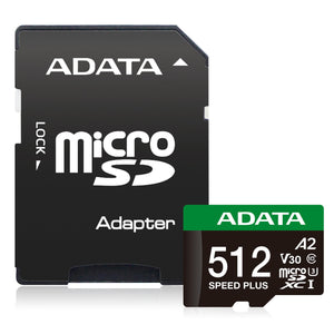 MEMORY MICRO SDXC 512GB UHS-I/UD512GUI3V30A2SP-RA1 ADATA