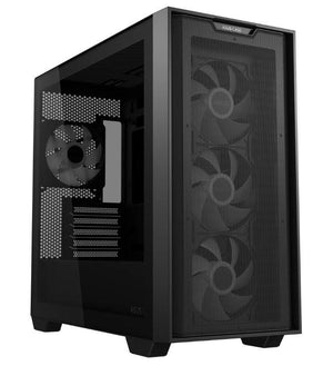 Case|ASUS|A21 PLUS|MidiTower|Case product features Transparent panel|Not included|MicroATX|MiniITX|Colour Black|A21PLUS