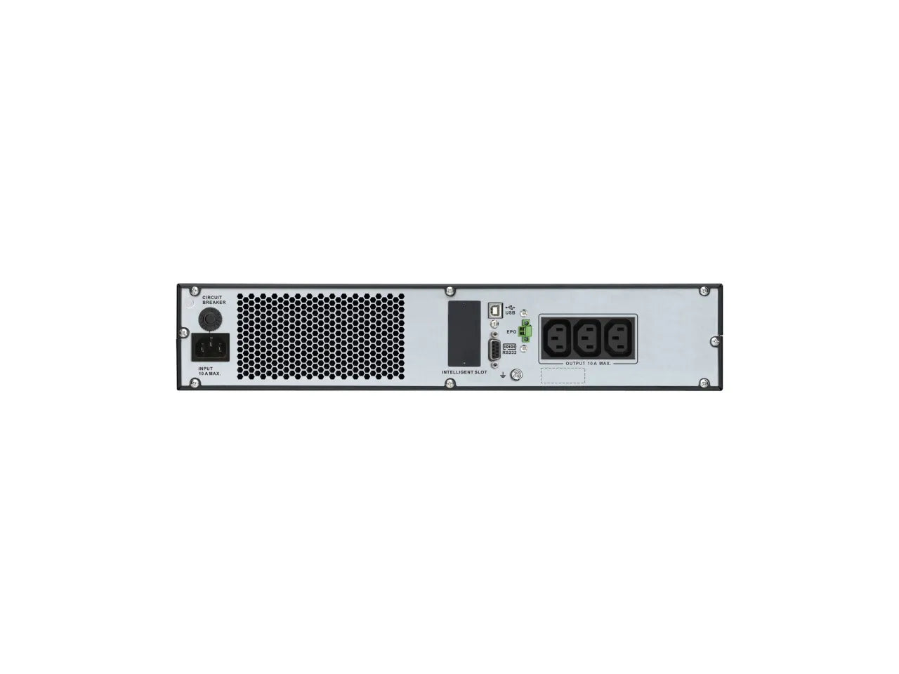 Schneider Electric Easy UPS, Rackmount 2U, Intelligent Card Slot, LCD, W/Rail Kit | SRV1KRIRK-E | 1000 VA | 900 W