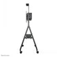NEWSTAR MOBILE FLAT SCREEN FLOOR STAND (HEIGHT: 110 - 144 CM) 32-65" BLACK