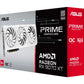 Asus Prime Radeon RX 9070 XT White OC Edition 16GB GDDR6 | AMD | 16 GB | Radeon RX 9070 XT | GDDR6 | HDMI ports quantity 1 | PCI Express 5.0