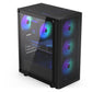 Case|ENDORFY|Ventum 200 ARGB|MidiTower|Case product features Transparent panel|Not included|ATX|MicroATX|MiniITX|Colour Black|EY2A014