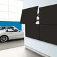 NEWSTAR FLAT SCREEN WALL MOUNT FOR VIDEO WALLS (POP-OUT / STRETCHABLE) 32-75" BLACK