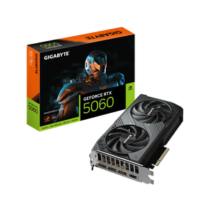 Gigabyte GeForce RTX 5060 WINDFORCE OC 8G | NVIDIA | 8 GB | GeForce RTX 5060 | GDDR7 | HDMI ports quantity 1 | PCI-E 5.0