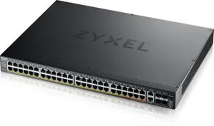 ZYXEL XGS2220-54HP, L3 ACCESS SWITCH, 600W POE, 40XPOE+/10XPOE++, 48X1G RJ45 2X10MG RJ45, 4X10G SFP+ UPLINK, INCL. 1 YR NEBULAFLEX PRO (5Y WARRANTY)