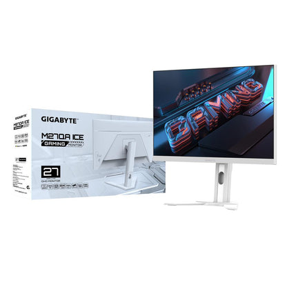 LCD Monitor|GIGABYTE|M27QA ICE Gaming Monitor|27"|Gaming|Panel IPS|2560x1440|180Hz|Matte|1 ms|Height adjustable|Tilt|Colour White|M27QAICEEK