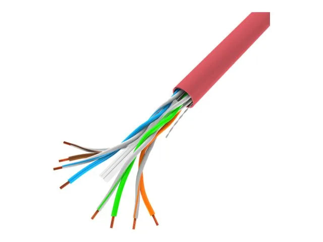 LANBERG Cable UTP 1Gb/s 305m CCA Red