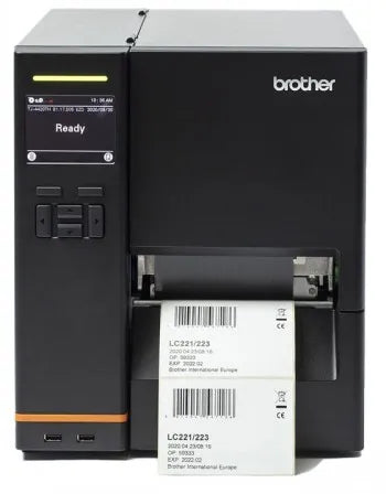 BROTHER TJ-4420TN INDUSTRIAL LABEL THERMO TRANSFER PRINTER, USB, LAN, SERIAL PORT, 203DPI, 14IPS