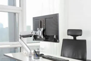 NEWSTAR HEIGHT ADJUSTABLE ADAPTER (ASSEMBLY ON VESA 75/100) - BLACK