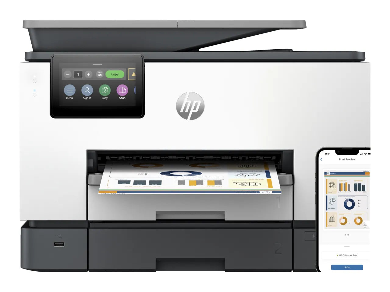 HP OfficeJet Pro 9130b AiO color Printer
